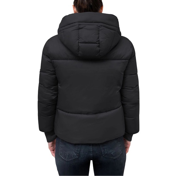 NWT BCBG Ladies Black Puffer Jacket - Picture 2 of 16